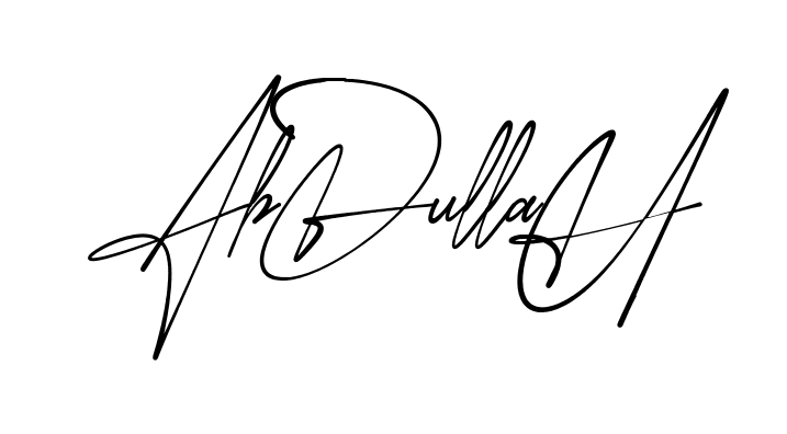 Beautiful Abdullah signature style