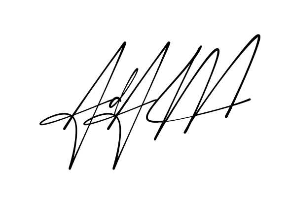 Beautiful Adam signature style