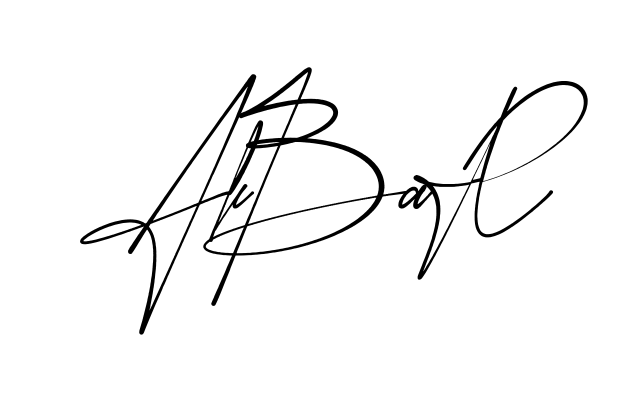 Beautiful Akbar signature style