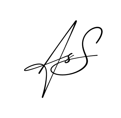 As S modern signature style in English