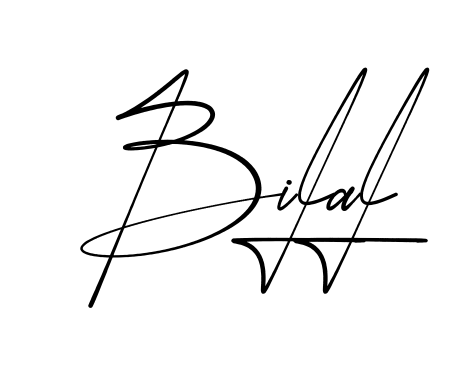 Beautiful Bilal signature style
