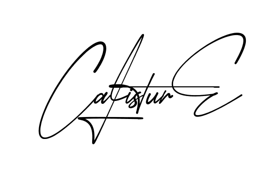 Calista Signature modern signature style in English