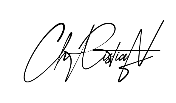 Beautiful Christian signature style