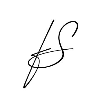 F S modern signature style in English