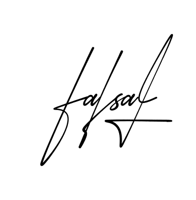 Beautiful Faisal signature style