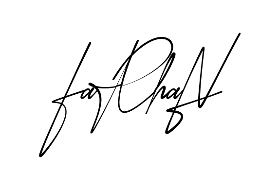 Beautiful Farhan signature style