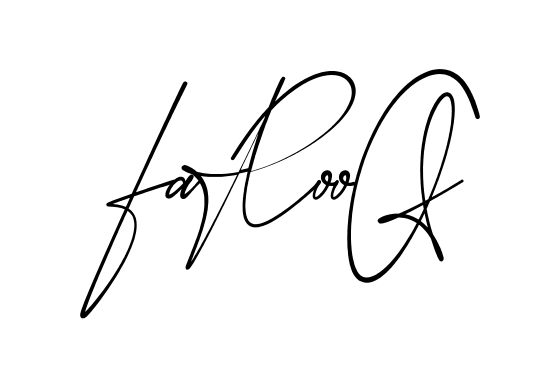 Beautiful Farooq signature style