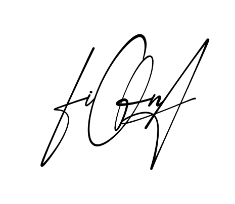 Fiona modern signature style in English