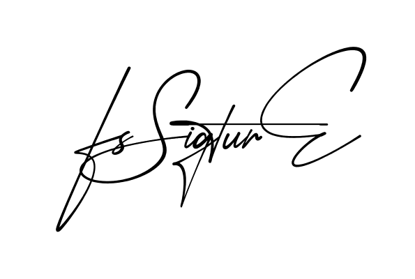 Fs Signature modern signature style in English
