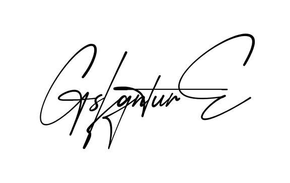 G Signature modern signature style in English