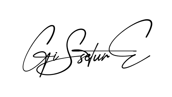 Gissel Signature modern signature style in English