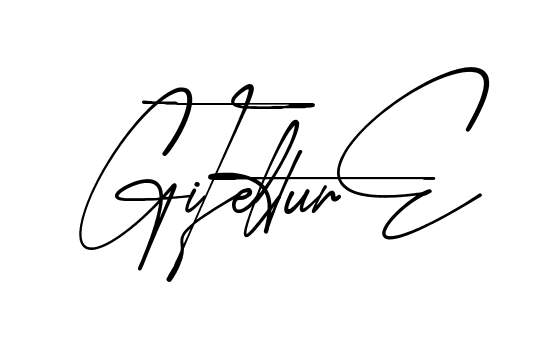 Gitel Signature modern signature style in English