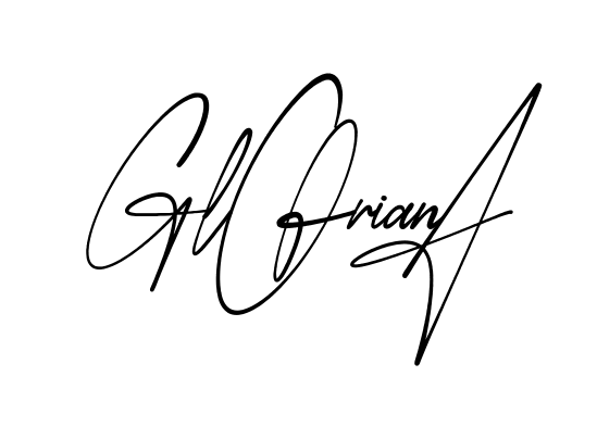 Gloriana modern signature style in English