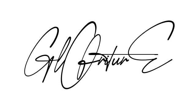 Gloriana Signature modern signature style in English