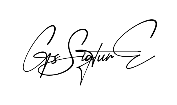 Gs Signature modern signature style in English