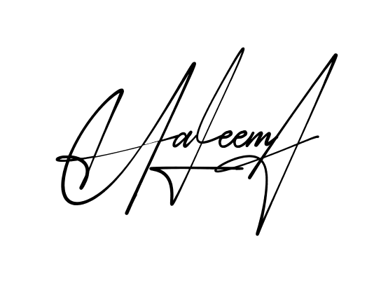 Beautiful Haleema signature style