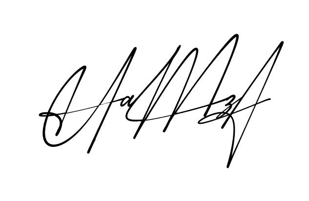 Beautiful Hamza signature style