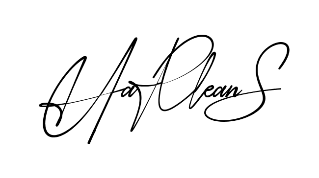 Harlean S modern signature style in English