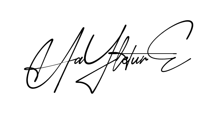Hayley Signature modern signature style in English