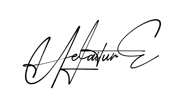 Helaine Signature modern signature style in English