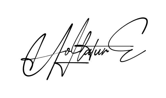 Hollace Signature modern signature style in English