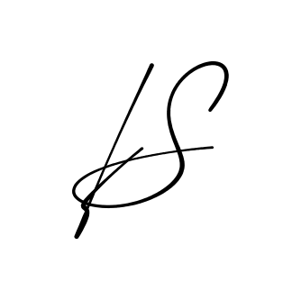 I S modern signature style in English