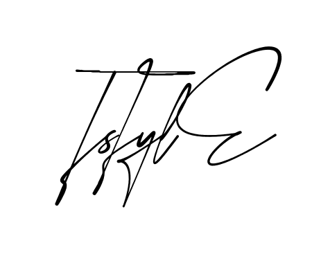 I Style modern signature style in English