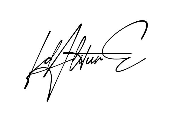 Idaliz Signature modern signature style in English