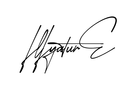 Iliyah Signature modern signature style in English