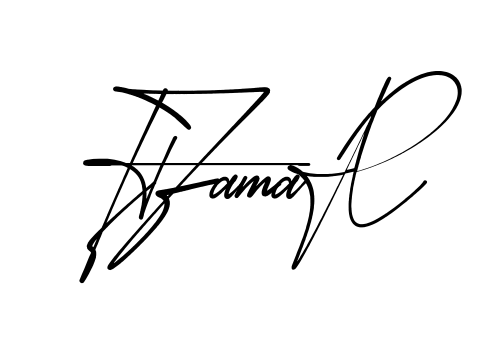 Itzamar modern signature style in English