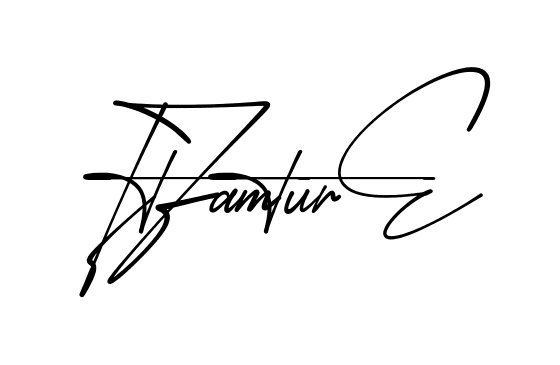 Itzamar Signature modern signature style in English