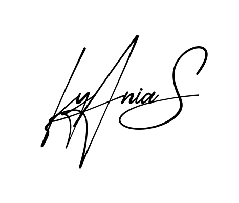 Iyania S modern signature style in English