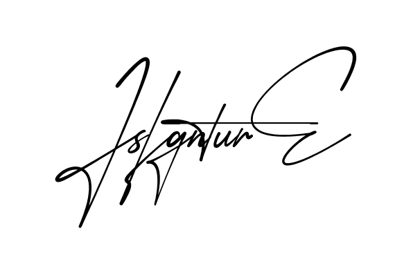 J Signature modern signature style in English