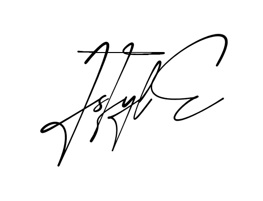 J Style modern signature style in English