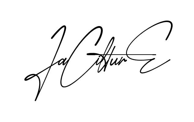 Jacilyn Signature modern signature style in English