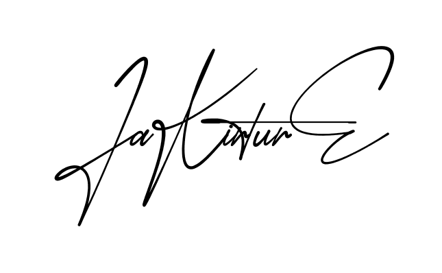 Jakira Signature modern signature style in English