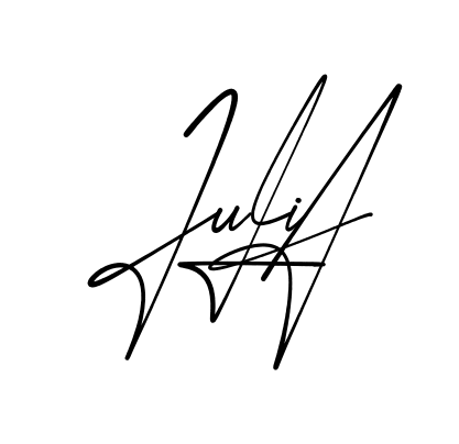 Beautiful Julia signature style