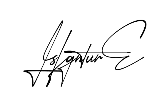 L Signature modern signature style in English