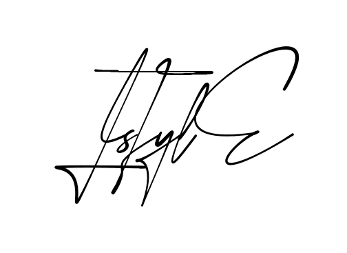 L Style modern signature style in English