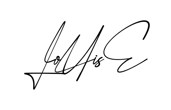 Louise modern signature style in English