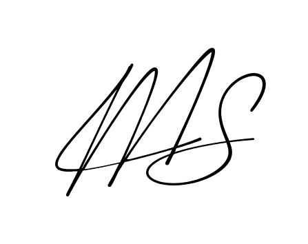 M S modern signature style in English