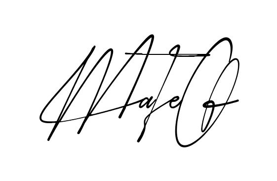 Beautiful Mateo signature style