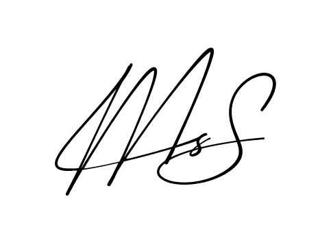 Ms S modern signature style in English