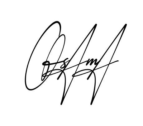 Beautiful Osama signature style