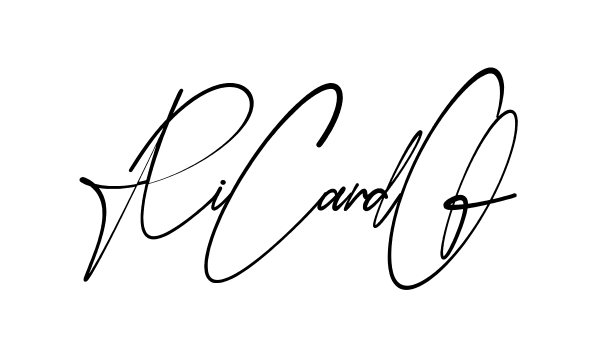 Beautiful Ricardo signature style