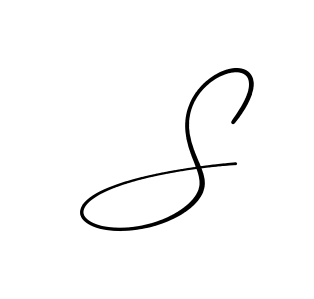 S modern signature style in English