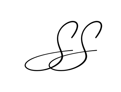 S S modern signature style in English