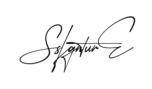 S Signature modern signature style in English