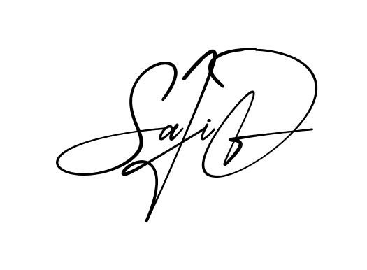 Beautiful Sajid signature style