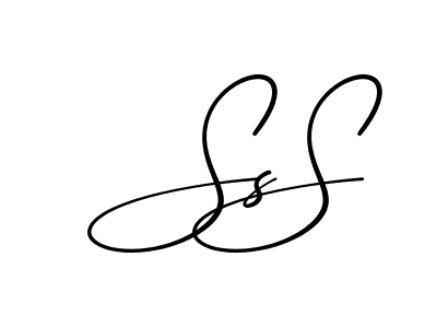Ss S modern signature style in English